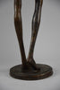 Exquisite brass and copper mid century modern African female sculpture - Art