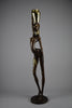 Exquisite brass and copper mid century modern African female sculpture - Art