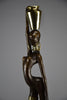 Exquisite brass and copper mid century modern African female sculpture - Art