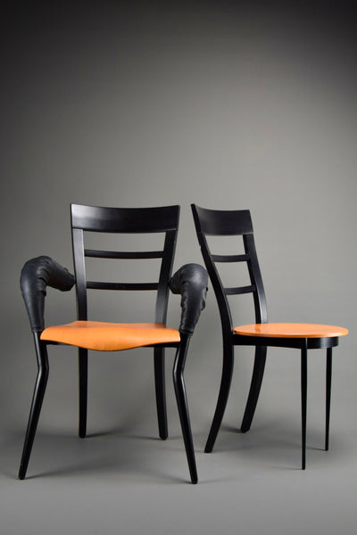 Exquisite pair of chairs by Bořek Šípek for Driade 1990 - Furniture