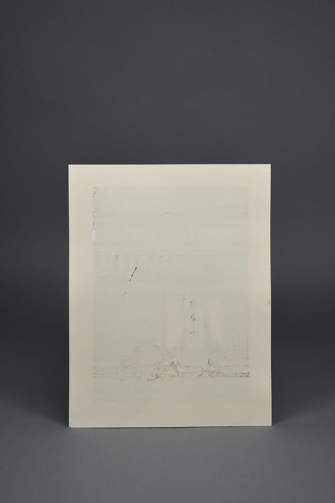 “February”, Snowfall at a Kyoto Machiya contemporary Shin-Hanga woodblock print by Nishijima Katsuyuki Japan - Art