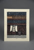 “February”, Snowfall at a Kyoto Machiya contemporary Shin-Hanga woodblock print by Nishijima Katsuyuki Japan - Art