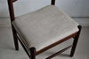 Four Solid Mid-Century Modern Wengé Dining Chairs - Furniture