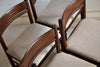 Four Solid Mid-Century Modern Wengé Dining Chairs - Furniture