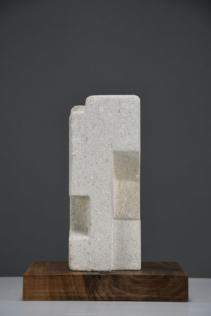“Frammenti II”, Alberto Cabiddu 1998 sculptural study in Pietra di Vicenza - Art