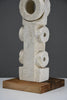 “Frammenti”, postmodern totemic sculpture in pietra di Vicenza by Alberto Cabiddu 1997 - Art