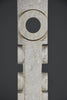 “Frammenti”, postmodern totemic sculpture in pietra di Vicenza by Alberto Cabiddu 1997 - Art