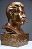 Frank Kozik x Kidrobot “Smokin’ Joe Stalin bronze bust 2007 limited edition of 50 - Art Toys