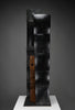 “Fratelli” (Brothers), Ebonized wood totemic sculpture by Alberto Cabiddu 1998 - Art