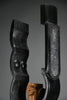 “Fratelli” (Brothers), Ebonized wood totemic sculpture by Alberto Cabiddu 1998 - Art