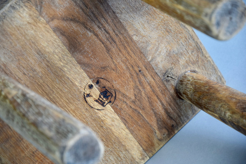 French Mid-Century Modern Pine Stool in the Style of Charlotte Perriand - Furniture