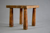 French Mid-Century Modern Pine Stool in the Style of Charlotte Perriand - Furniture