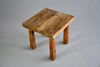 French Mid-Century Modern Pine Stool in the Style of Charlotte Perriand - Furniture