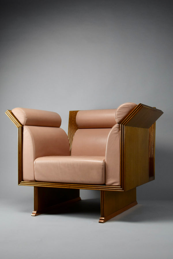 Ugo La Pietra Post Modern Lounge Chair