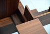 Gian Franco Frattini Mid Century Modern Jatoba Bookmill - Furniture