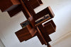 Gian Franco Frattini Mid Century Modern Jatoba Bookmill - Furniture