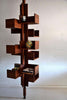 Gian Franco Frattini Mid Century Modern Jatoba Bookmill - Furniture
