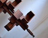 Gian Franco Frattini Mid Century Modern Jatoba Bookmill - Furniture