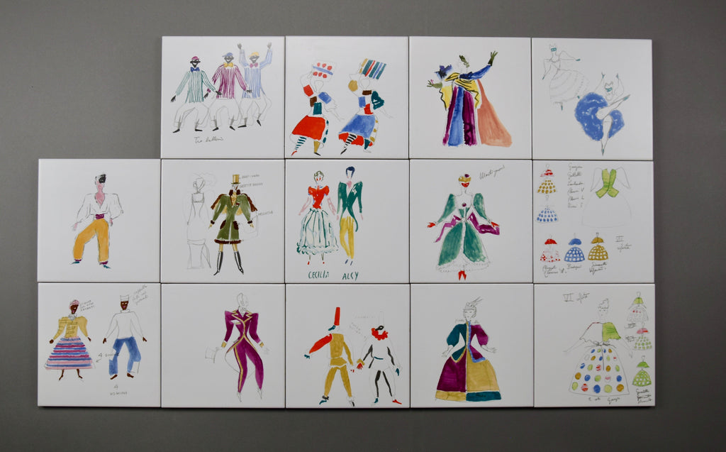 Giò Ponti Costumi - wall decorations