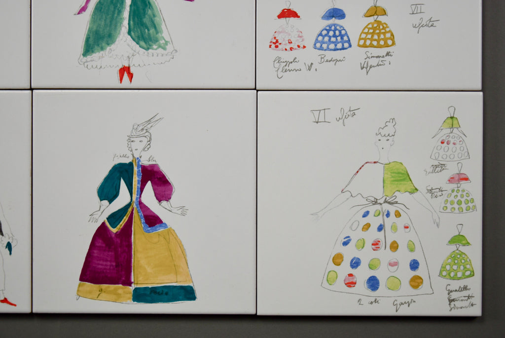 Giò Ponti Costumi - wall decorations