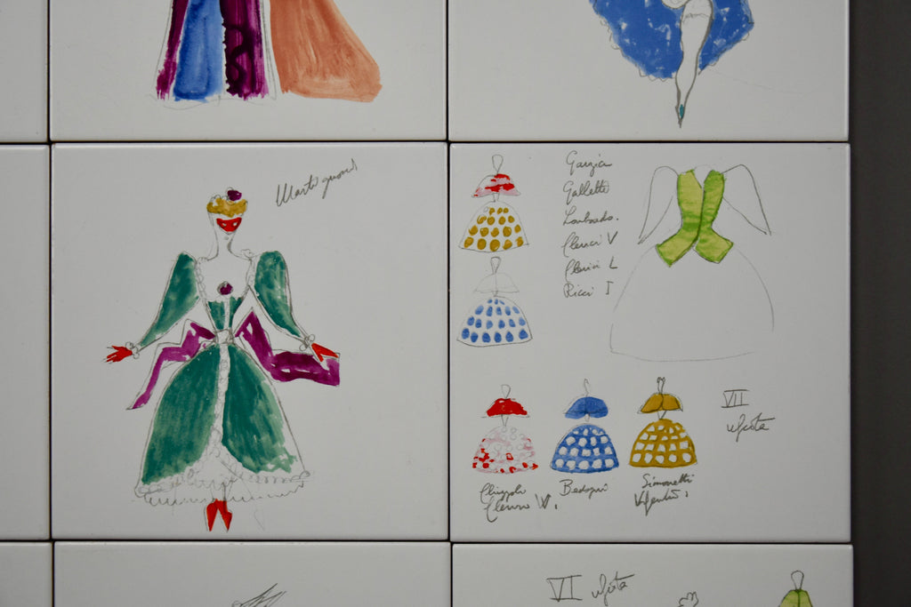 Giò Ponti Costumi - wall decorations