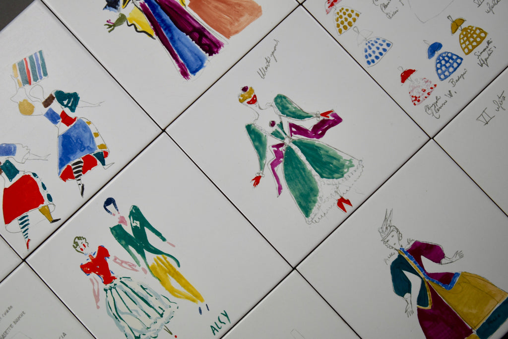 Giò Ponti Costumi - wall decorations