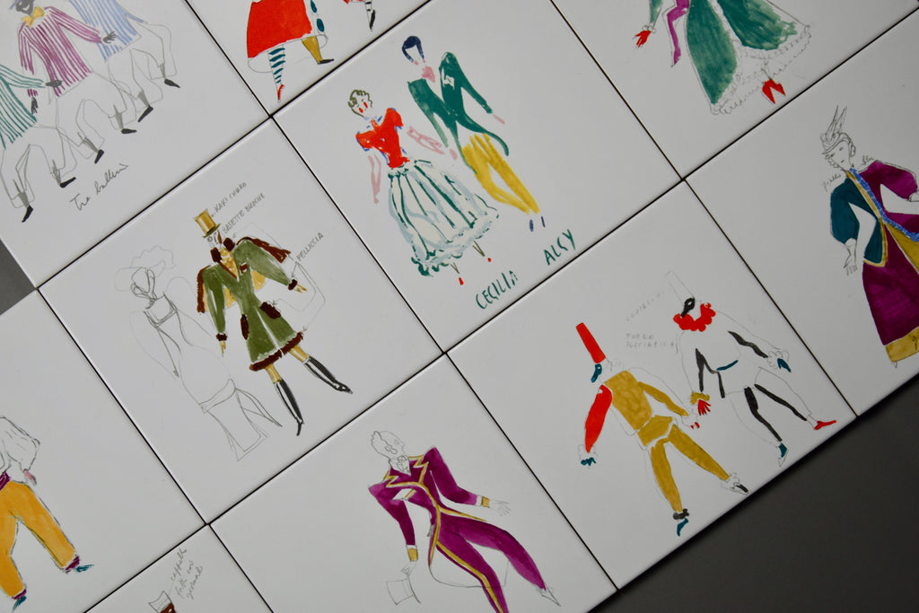 Giò Ponti Costumi - wall decorations
