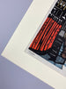 Gio Shirakawa bridge signed limited edition woodblock print by Junzo Inatsugi - Art