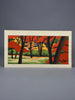 “Gioji Temple Kyoto”, original Japanese woodblock print Artist’s Proof by Masao Ido 1986 - Art