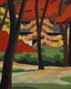 “Gioji Temple Kyoto”, original Japanese woodblock print Artist’s Proof by Masao Ido 1986 - Art