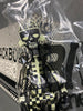 GLOW IN THE DARK BLACK BODY WHITE BONE 2006 DESIGNER TOY BY MICHAEL LAU - Art Toys