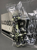 GLOW IN THE DARK BLACK BODY WHITE BONE 2006 DESIGNER TOY BY MICHAEL LAU - Art Toys