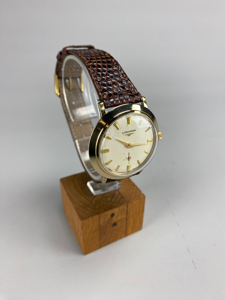 Gold Mid Century Longines Swiss Made Wristwatch - Watch