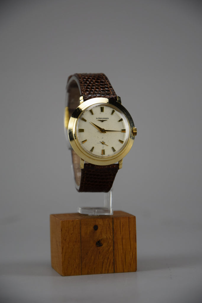 Gold Mid Century Longines Swiss Made Wristwatch - Watch