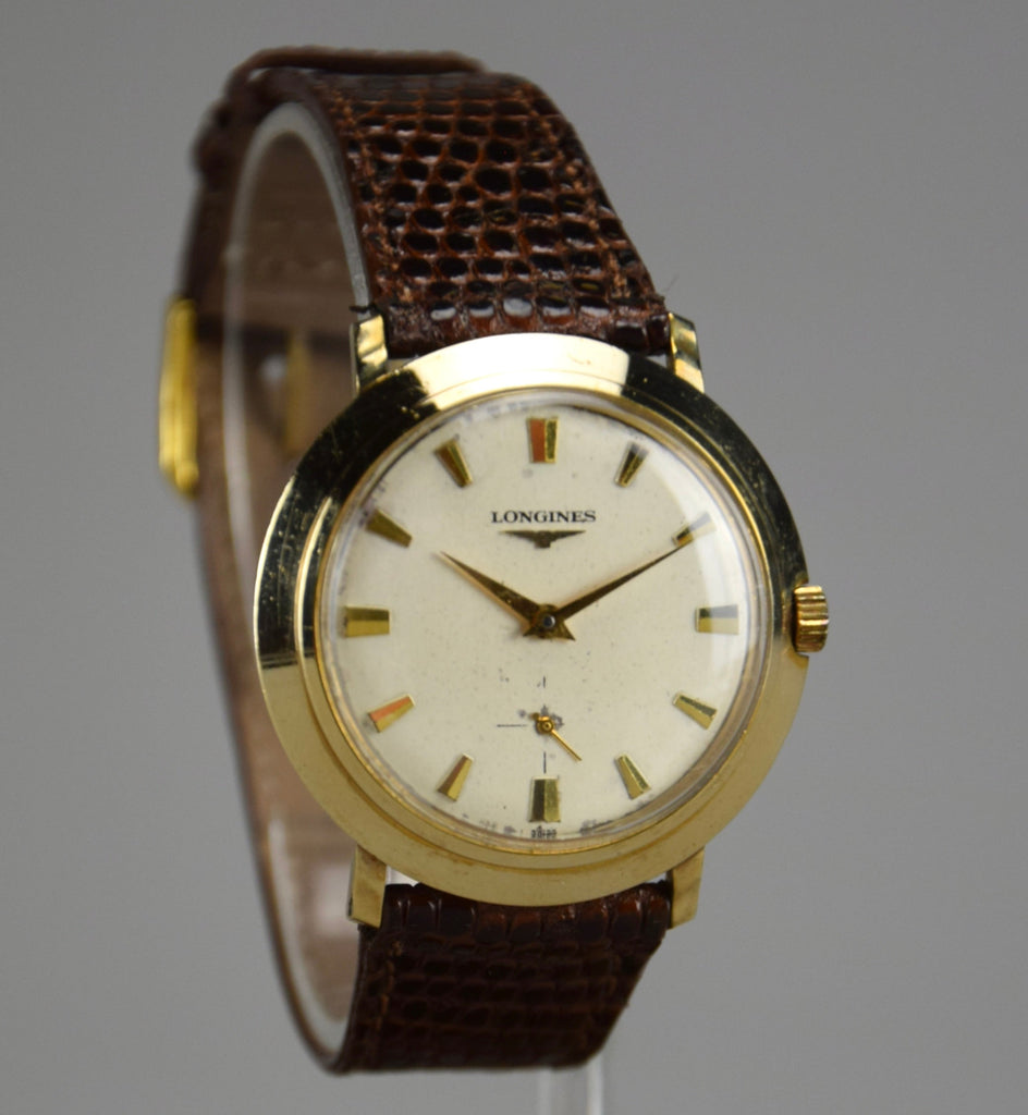 Gold Mid Century Longines Swiss Made Wristwatch - Watch