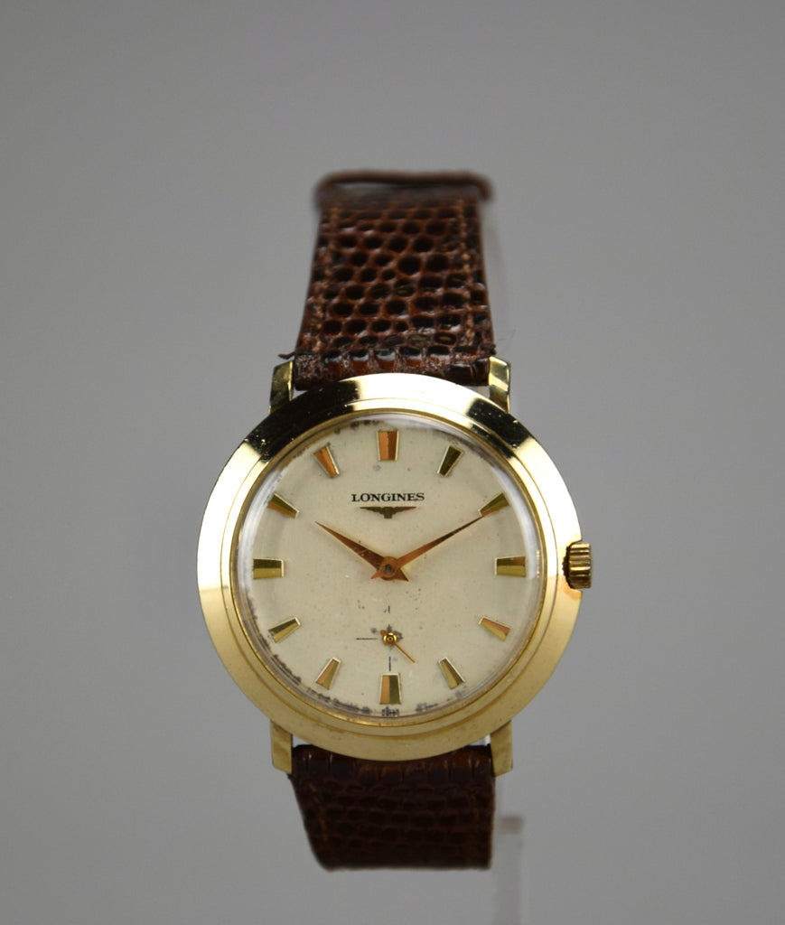 Gold Mid Century Longines Swiss Made Wristwatch - Watch