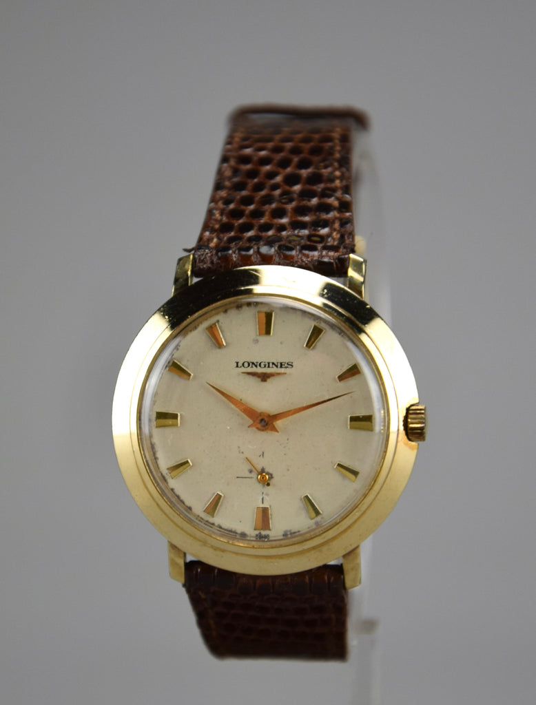 Gold Mid Century Longines Swiss Made Wristwatch - Watch