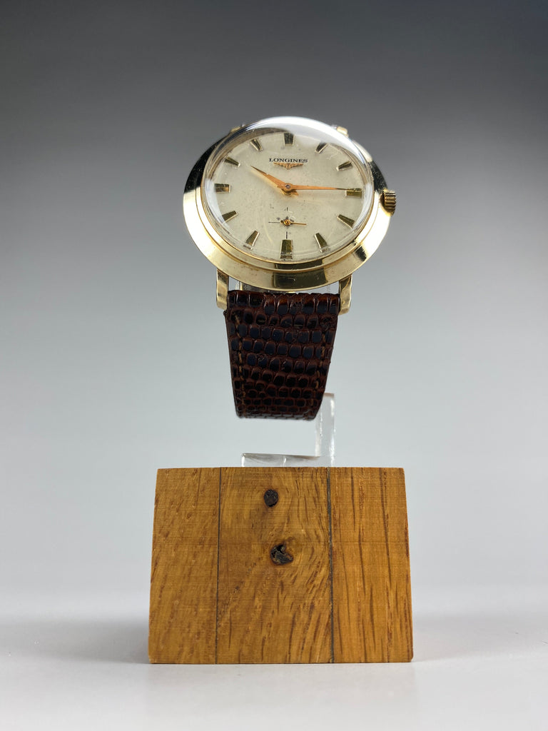 Gold Mid Century Longines Swiss Made Wristwatch - Watch