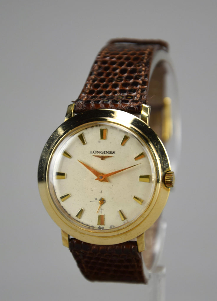 Gold Mid Century Longines Swiss Made Wristwatch - Watch