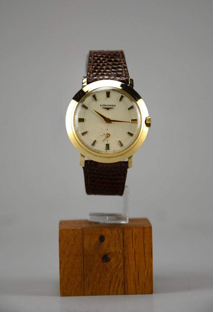 Gold Mid Century Longines Swiss Made Wristwatch - Watch