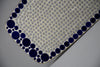Grey and Blue Glass Mosaic Brass Mid-Century Modern Side Table - Furniture