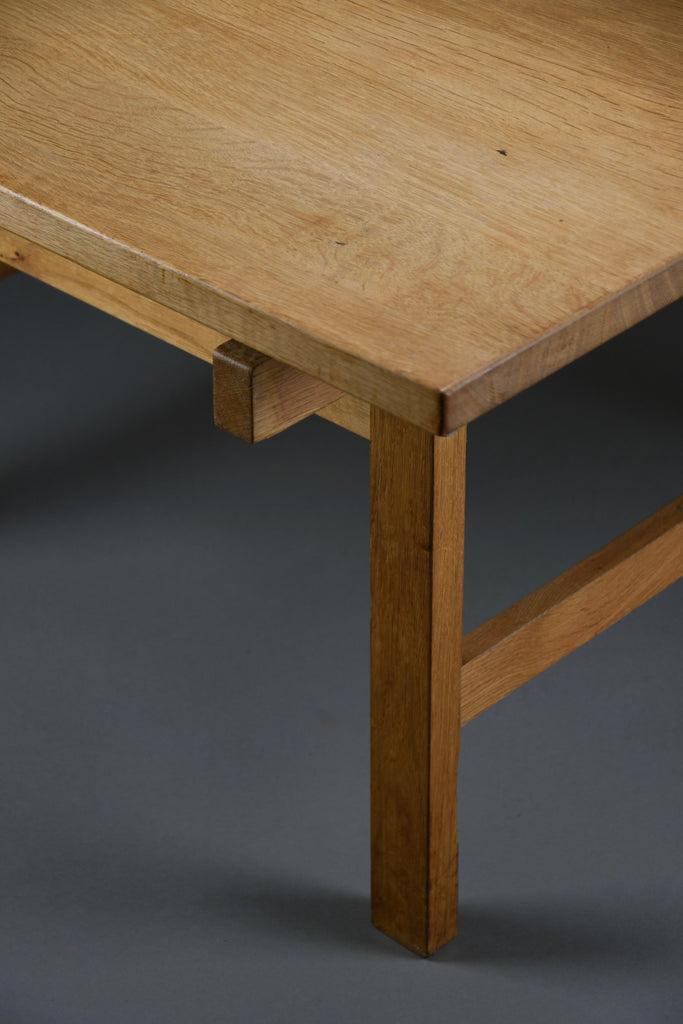 Hans J. Wegner for Andreas Tuck Solid Oak Club Table Denmark 1960s – Scandinavian Modern Icon - Furniture