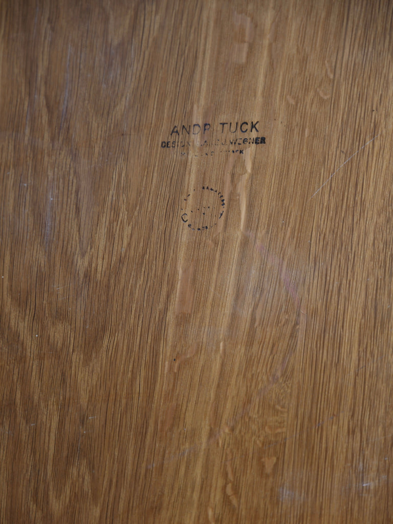 Hans J. Wegner for Andreas Tuck Solid Oak Club Table Denmark 1960s – Scandinavian Modern Icon - Furniture