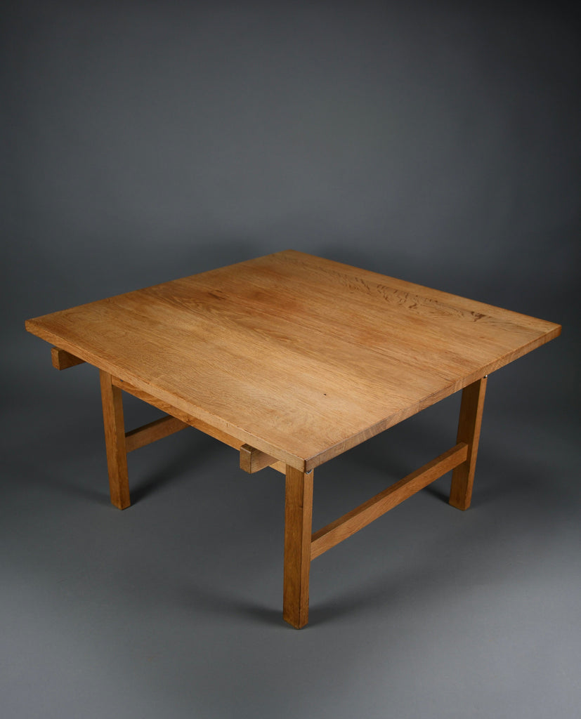 Hans J. Wegner for Andreas Tuck Solid Oak Club Table Denmark 1960s – Scandinavian Modern Icon - Furniture