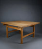 Hans J. Wegner for Andreas Tuck Solid Oak Club Table Denmark 1960s – Scandinavian Modern Icon - Furniture