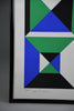 Hans-Jörg Glattfelder untitled op art geometric composition - Art