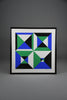 Hans-Jörg Glattfelder untitled op art geometric composition - Art