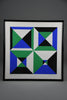 Hans-Jörg Glattfelder untitled op art geometric composition - Art