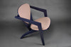Hans Wegner Blue Lounge Chairs GE 460 - lounge chair