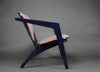 Hans Wegner Blue Lounge Chairs GE 460 - lounge chair